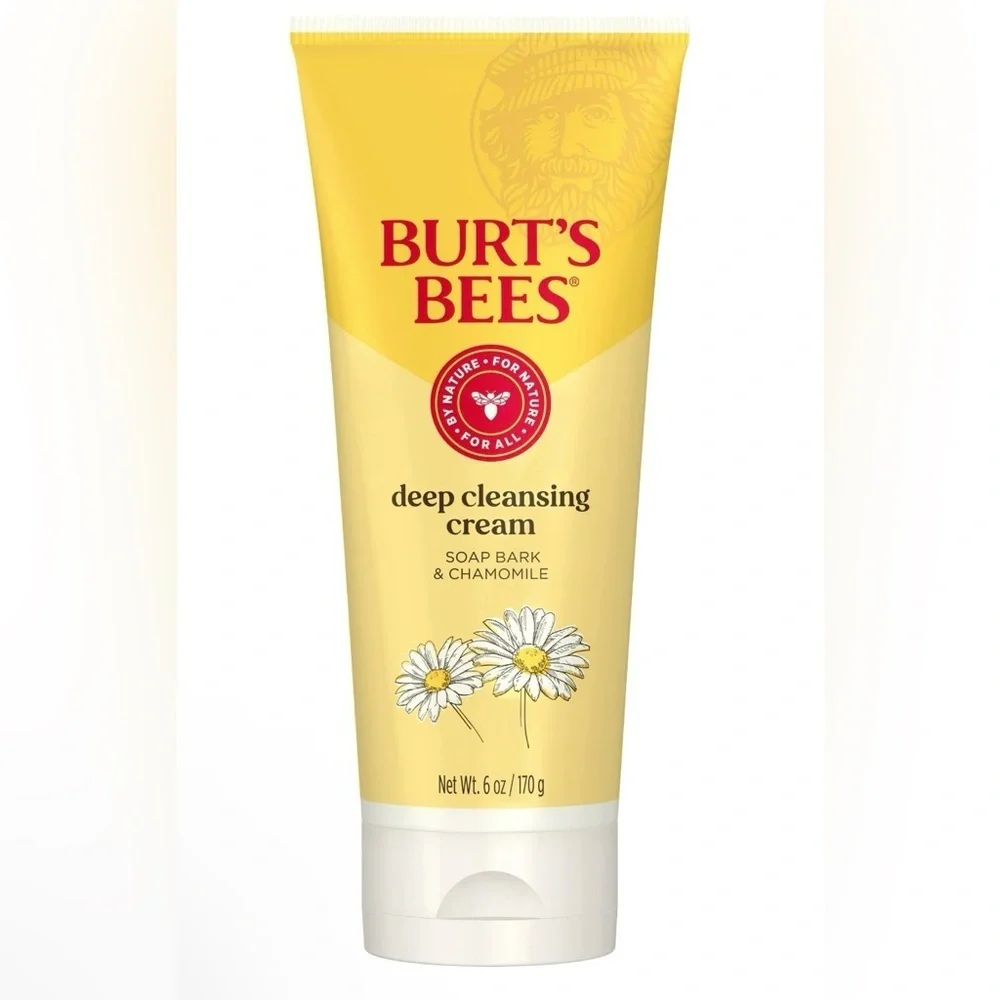 Burt's Bees Deep Cleansing Cream with Soap Bark and Chamomile, 6 Ounces